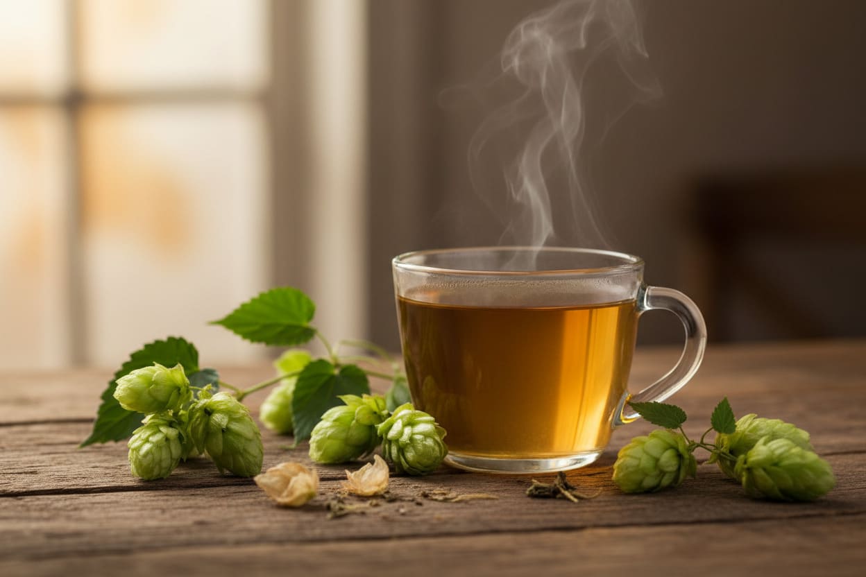 hops tea