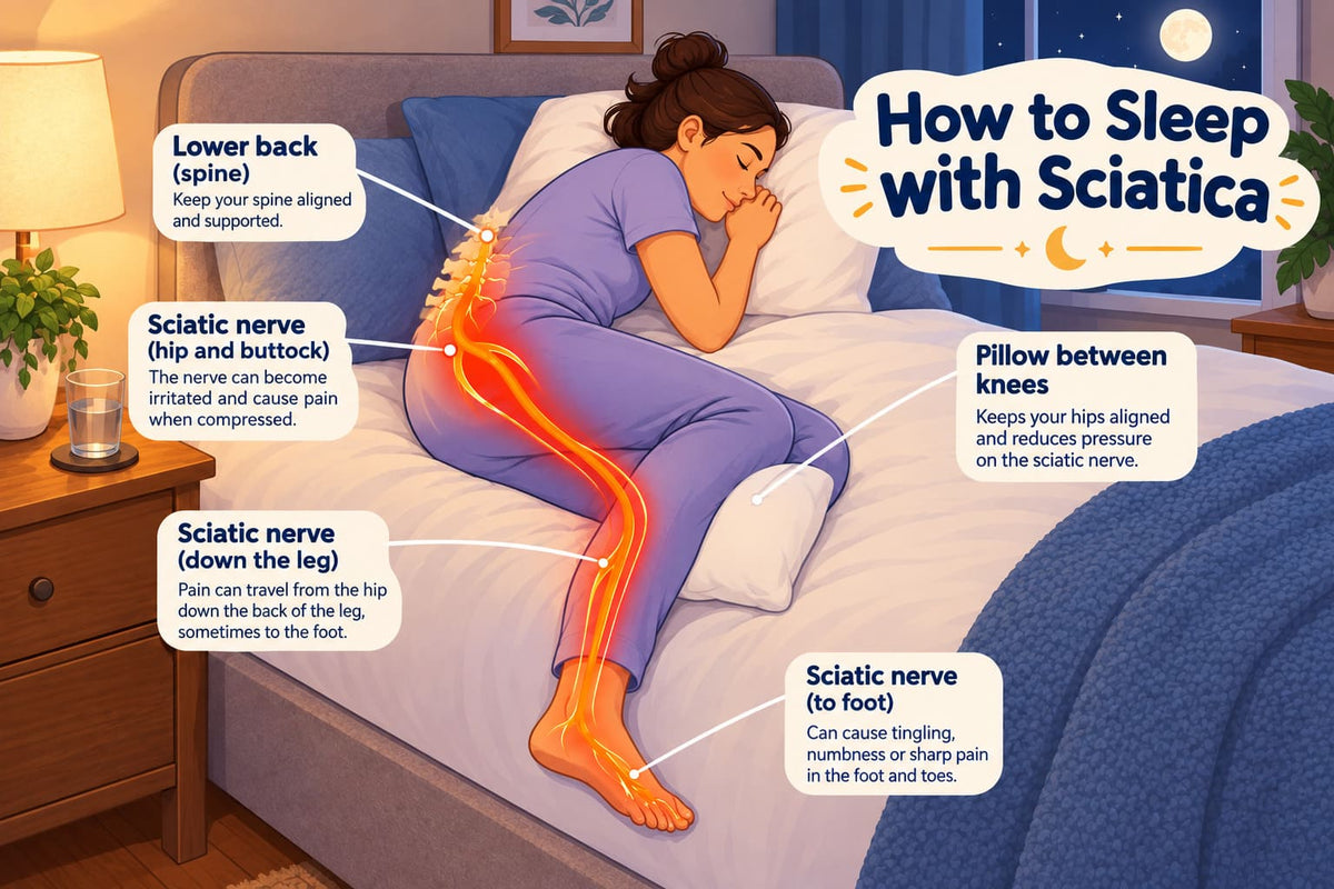 how to sleep with sciatica​